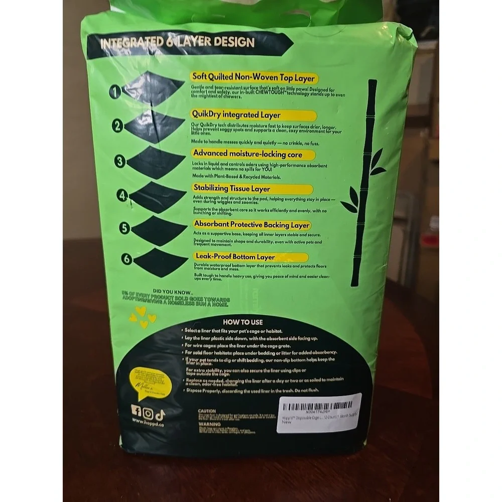 Hoppd Disposable Cage‎ Liners For Critters